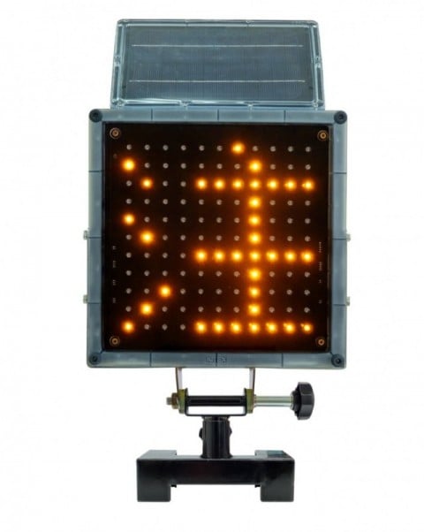 ソーラー式LED1文字表示器シングルサイン